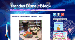 Desktop Screenshot of mandasdisneyblog.com