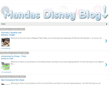 Tablet Screenshot of mandasdisneyblog.com